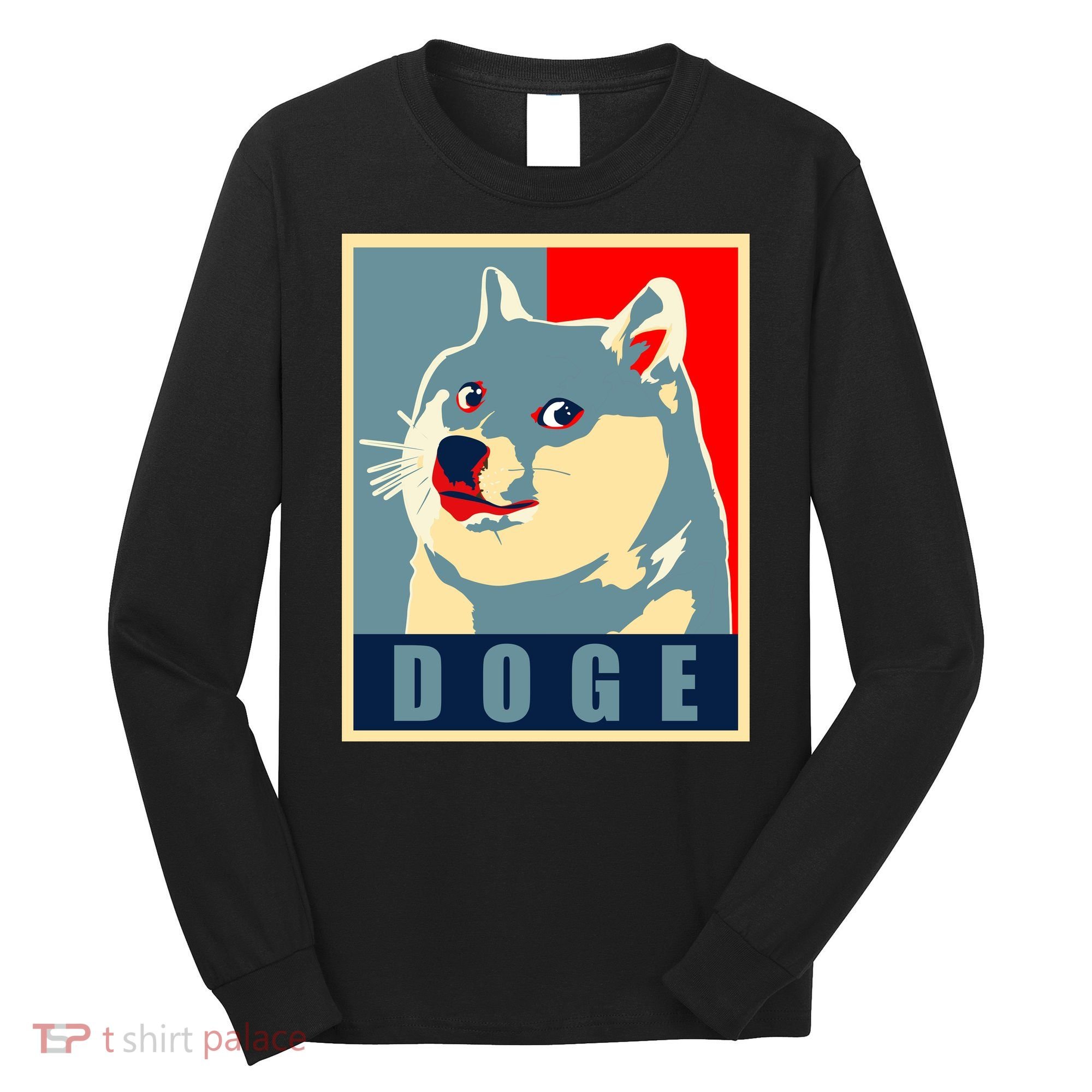 In Dogecoin We Trust Doge Crypto Long Sleeve Shirt