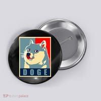 In Dogecoin We Trust Doge Crypto Button thumb 0