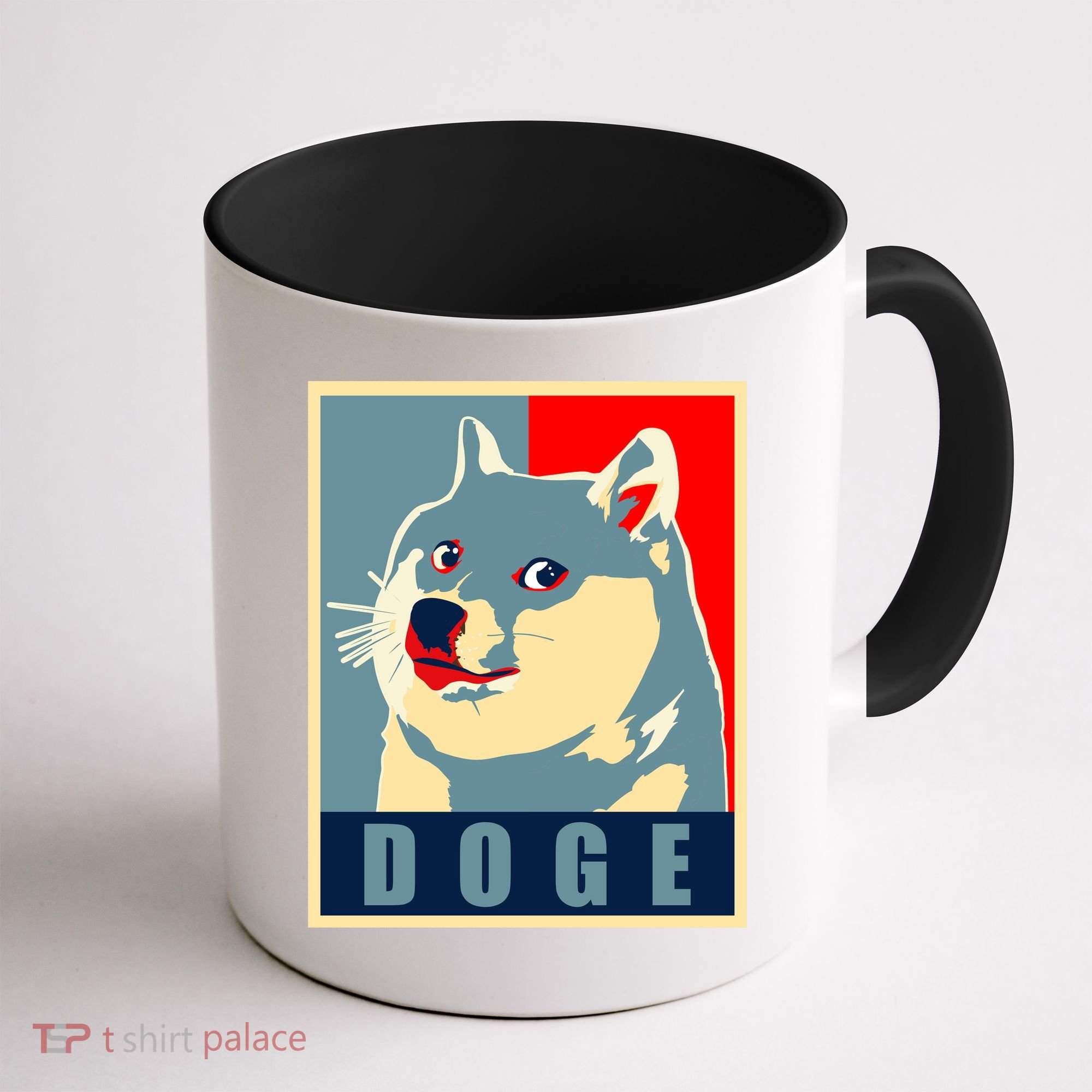 In Dogecoin We Trust Doge Crypto Coffee Mug