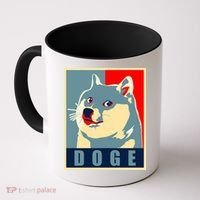 In Dogecoin We Trust Doge Crypto Coffee Mug thumb 0