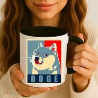 In Dogecoin We Trust Doge Crypto Coffee Mug thumb 3
