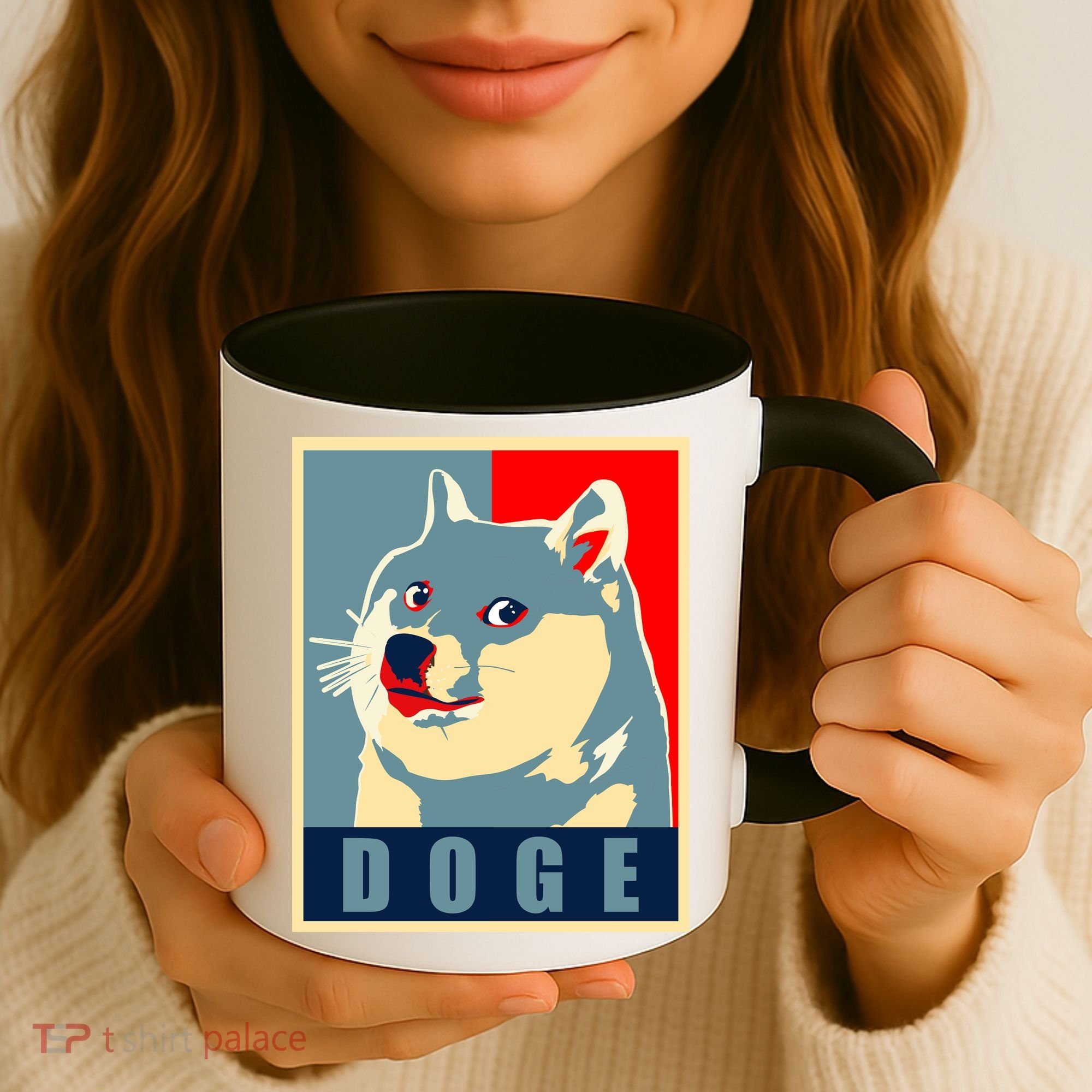 In Dogecoin We Trust Doge Crypto Coffee Mug