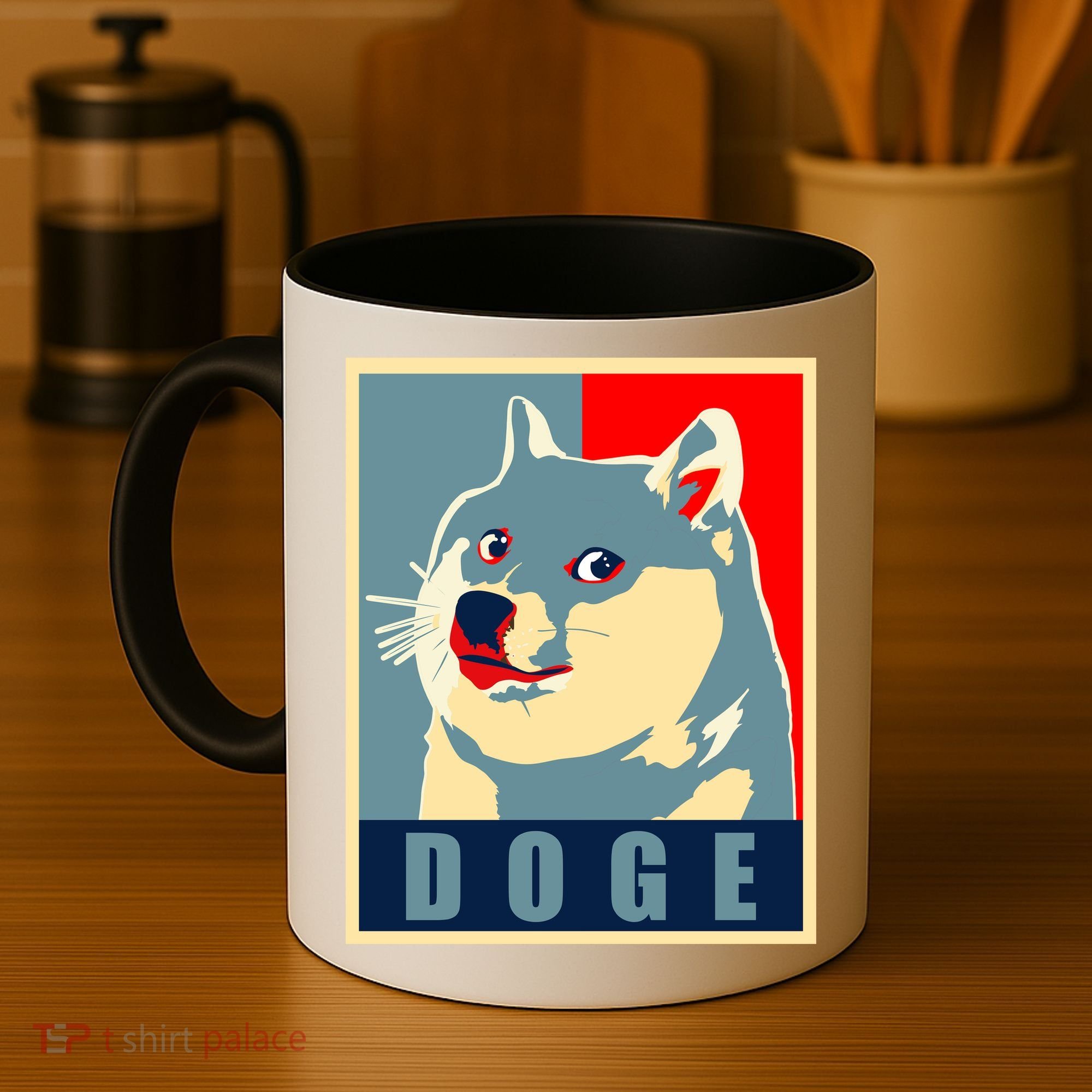 In Dogecoin We Trust Doge Crypto Coffee Mug