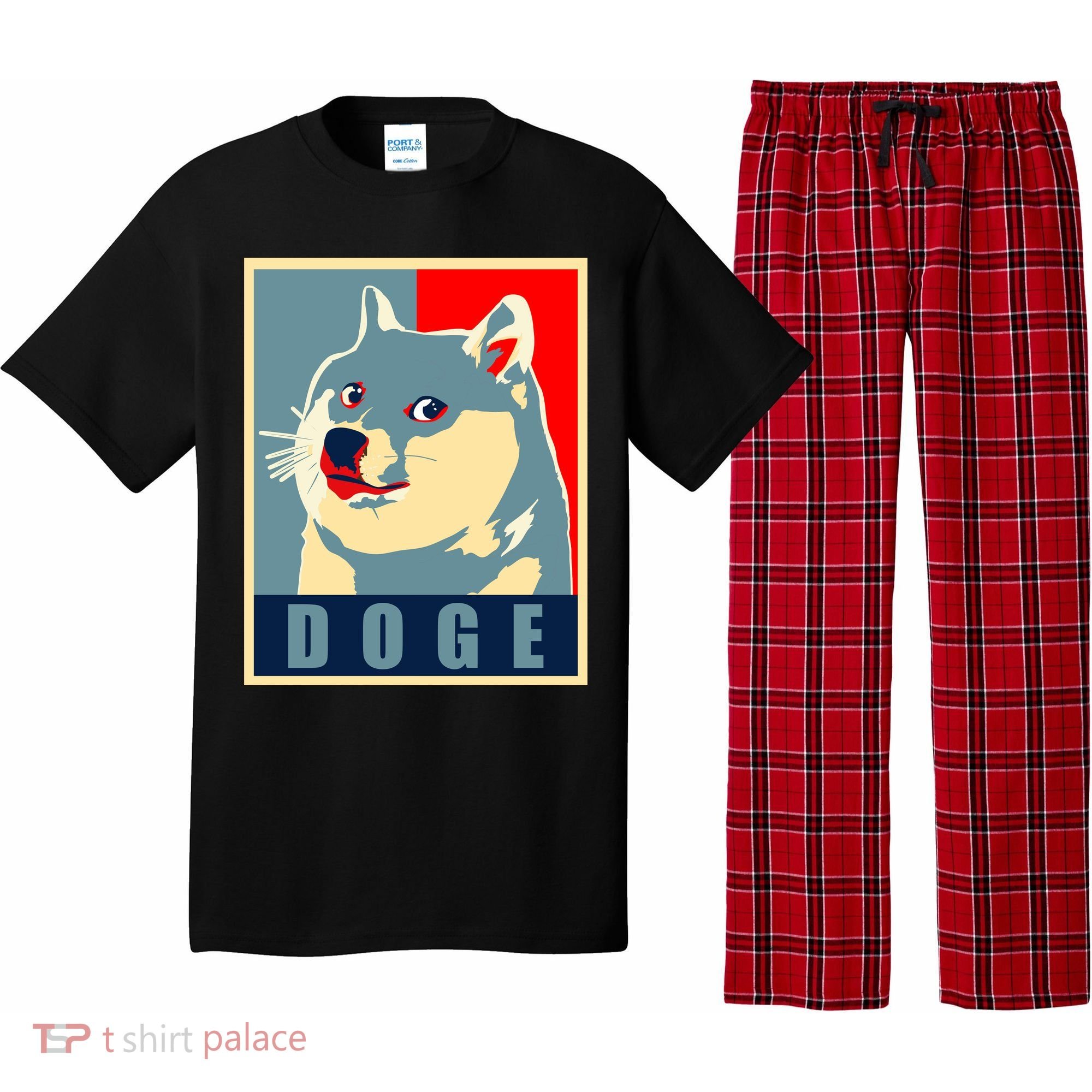 In Dogecoin We Trust Doge Crypto Pajama Set