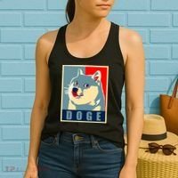 In Dogecoin We Trust Doge Crypto Women's Tank Top thumb 2