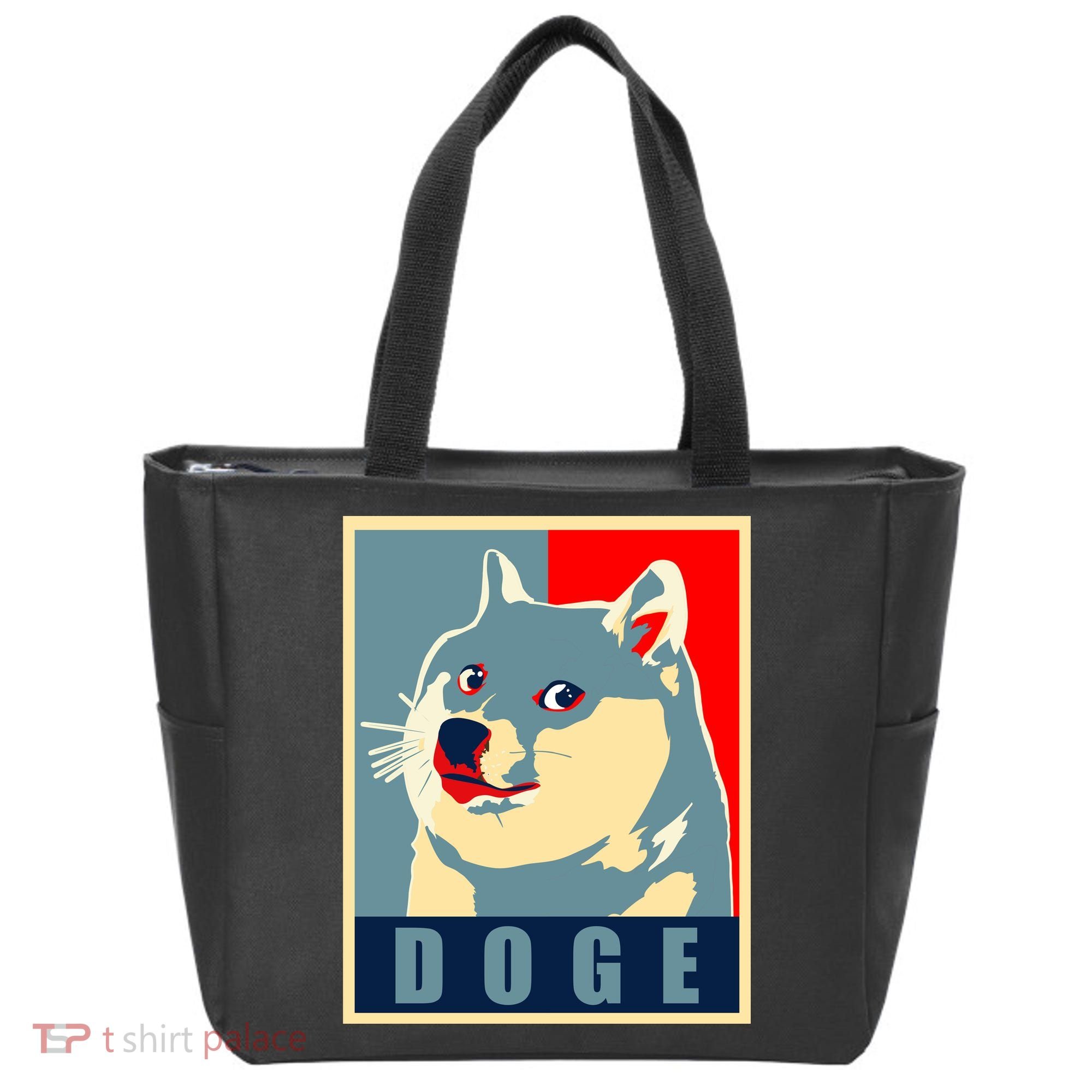 In Dogecoin We Trust Doge Crypto Tote Bag
