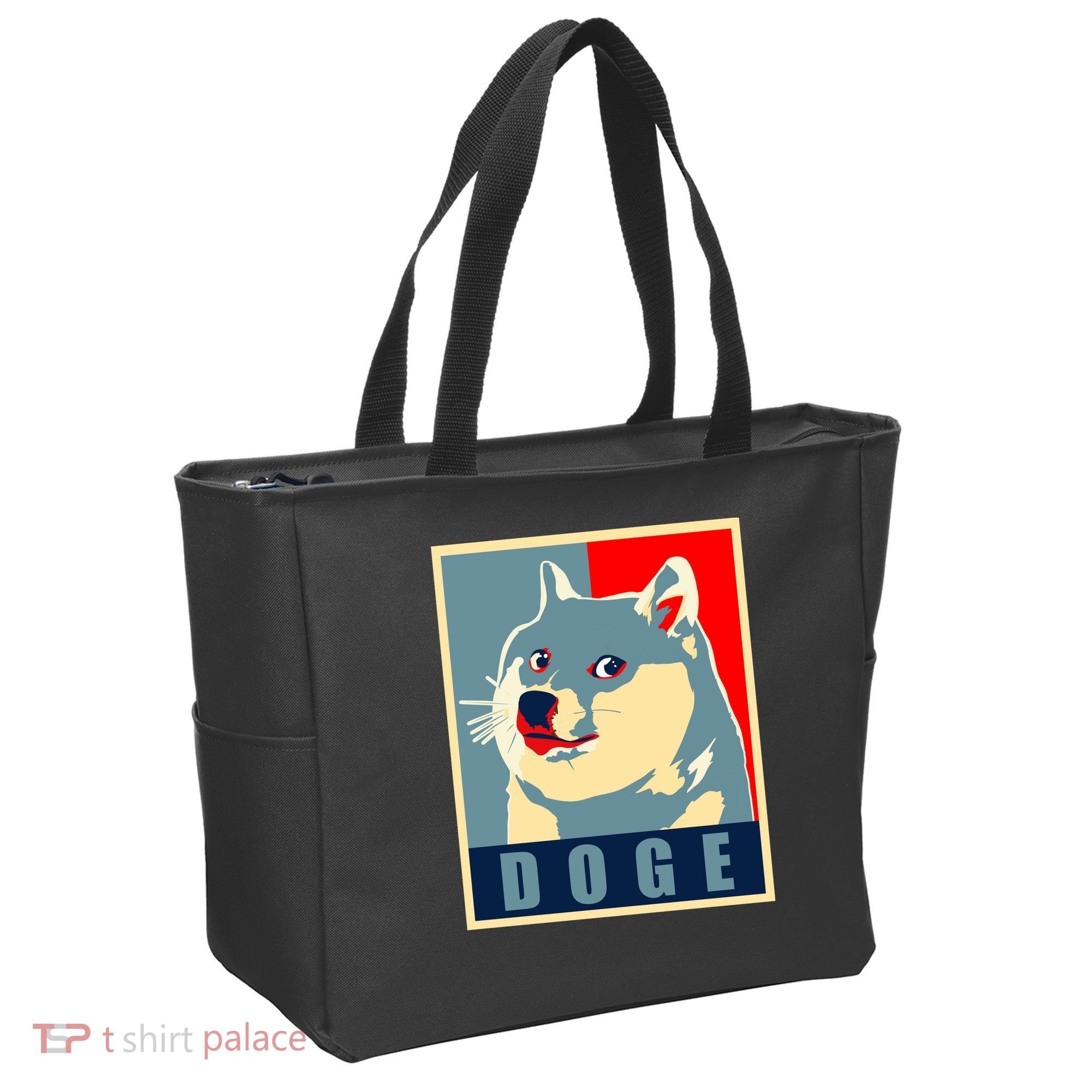 In Dogecoin We Trust Doge Crypto Tote Bag