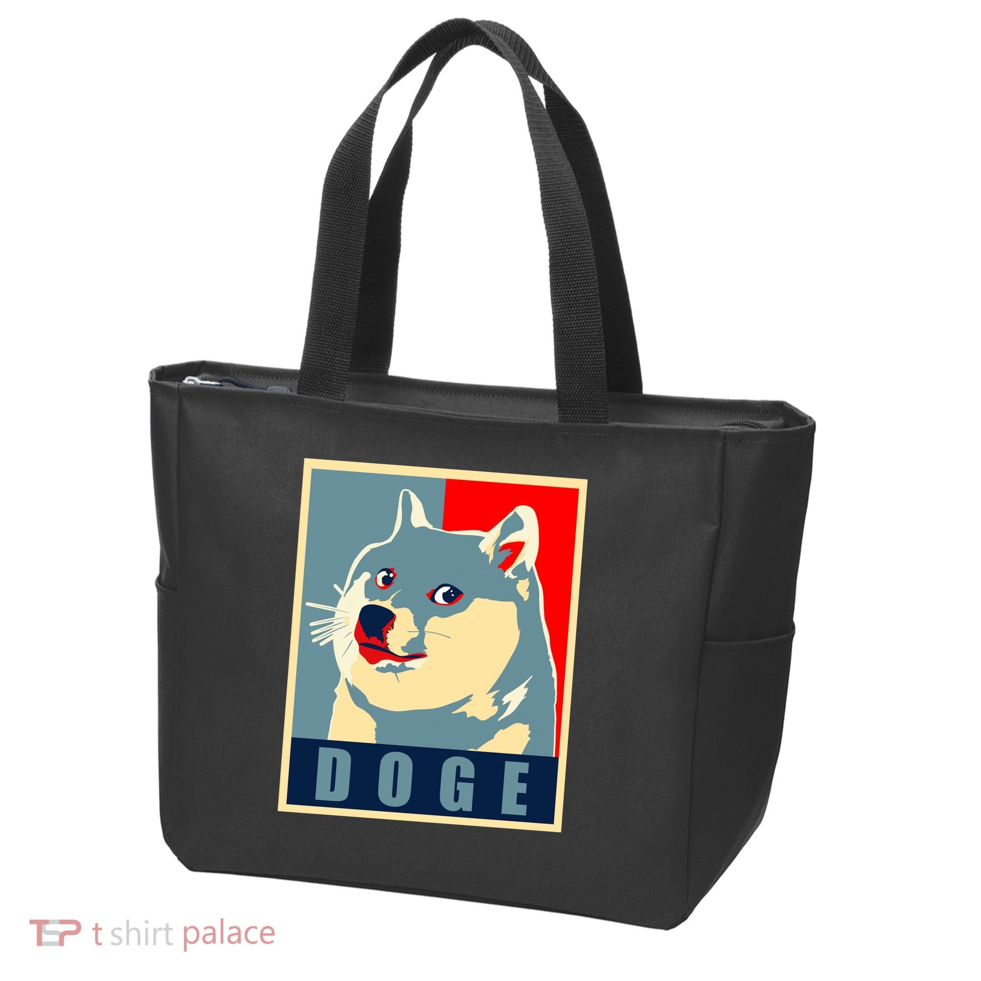 In Dogecoin We Trust Doge Crypto Tote Bag