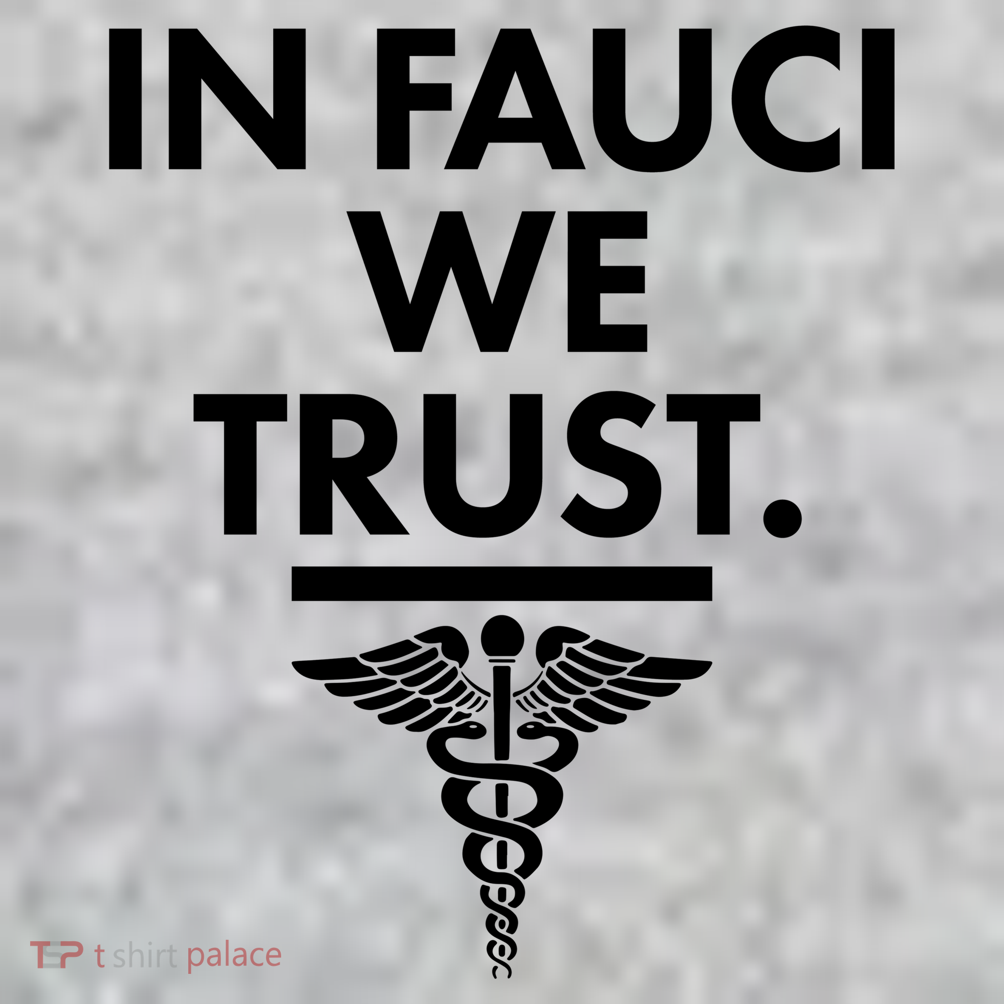 In Dr Fauci We Trust The Baniff Cuffed Pom Beanie