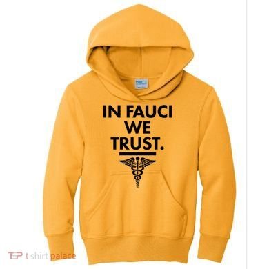 In Dr Fauci We Trust Kids Hoodie