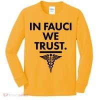 In Dr Fauci We Trust Kids Long Sleeve Shirt thumb 0