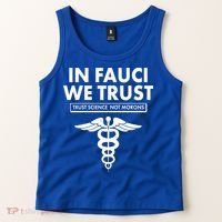 In Fauci We Trust -Trust Science Not Morons  Tank Top thumb 2