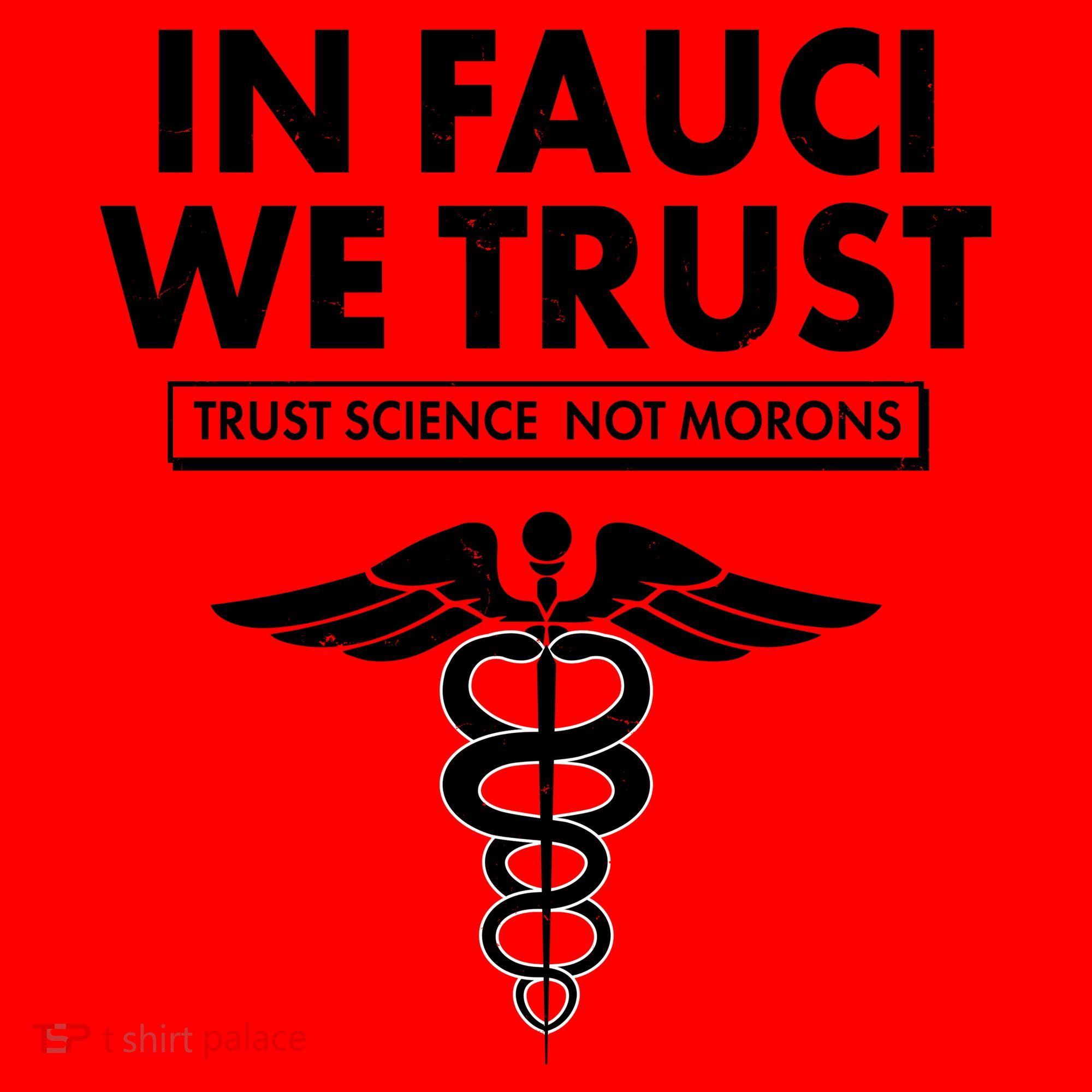 In Fauci We Trust -Trust Science Not Morons  Santa Hat