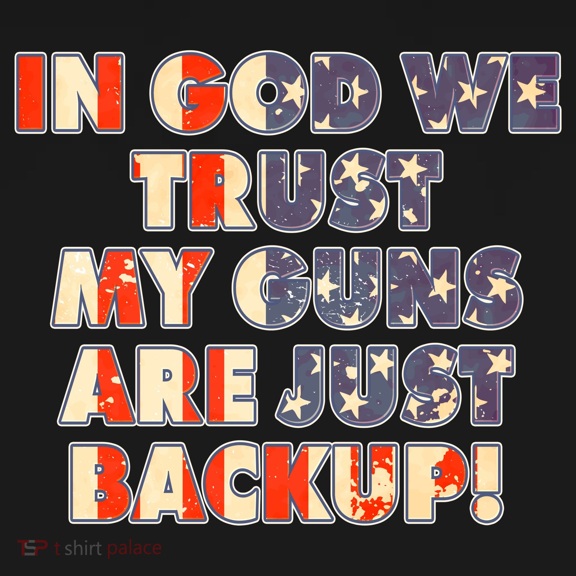 In God We Trust My Guns Are Just Backup Apron