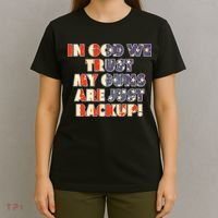 In God We Trust My Guns Are Just Backup T-Shirt thumb 4