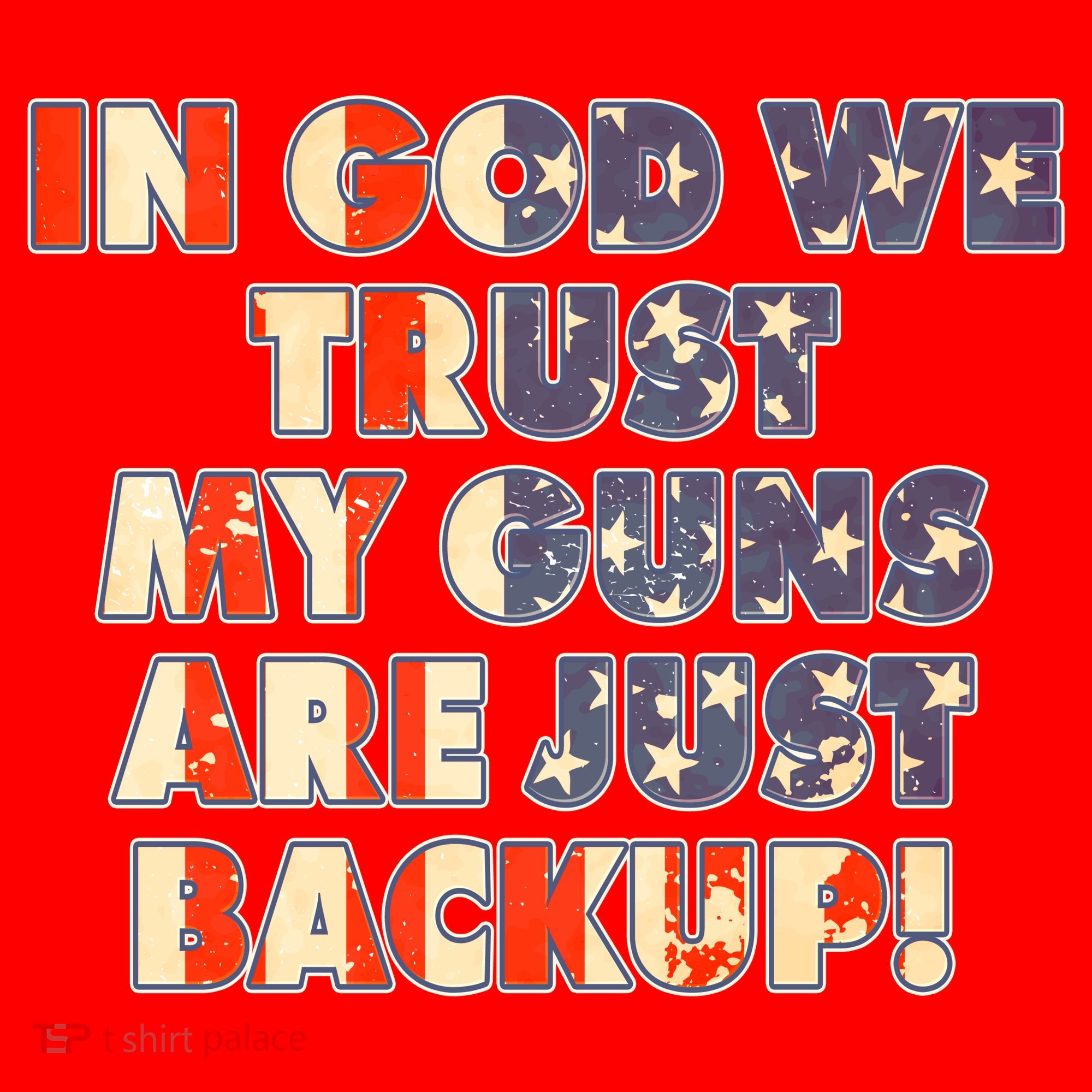 In God We Trust My Guns Are Just Backup Santa Hat