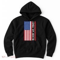 In God We Trust Psalm 56:4 US Flag Hoodie thumb 0