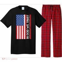 In God We Trust Psalm 56:4 US Flag Pajama Set thumb 0