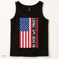 In God We Trust Psalm 56:4 US Flag Tank Top thumb 2