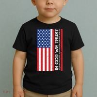 In God We Trust Psalm 56:4 US Flag Toddler T-Shirt thumb 2