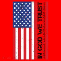 In God We Trust Psalm 56:4 US Flag Santa Hat thumb 1