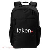 In Love and Taken Great For Valentines Day Backpack thumb 0