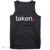In Love and Taken Great For Valentines Day Tank Top thumb 0