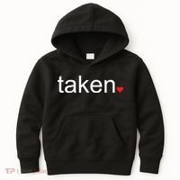 In Love and Taken Great For Valentines Day Kids Hoodie thumb 0
