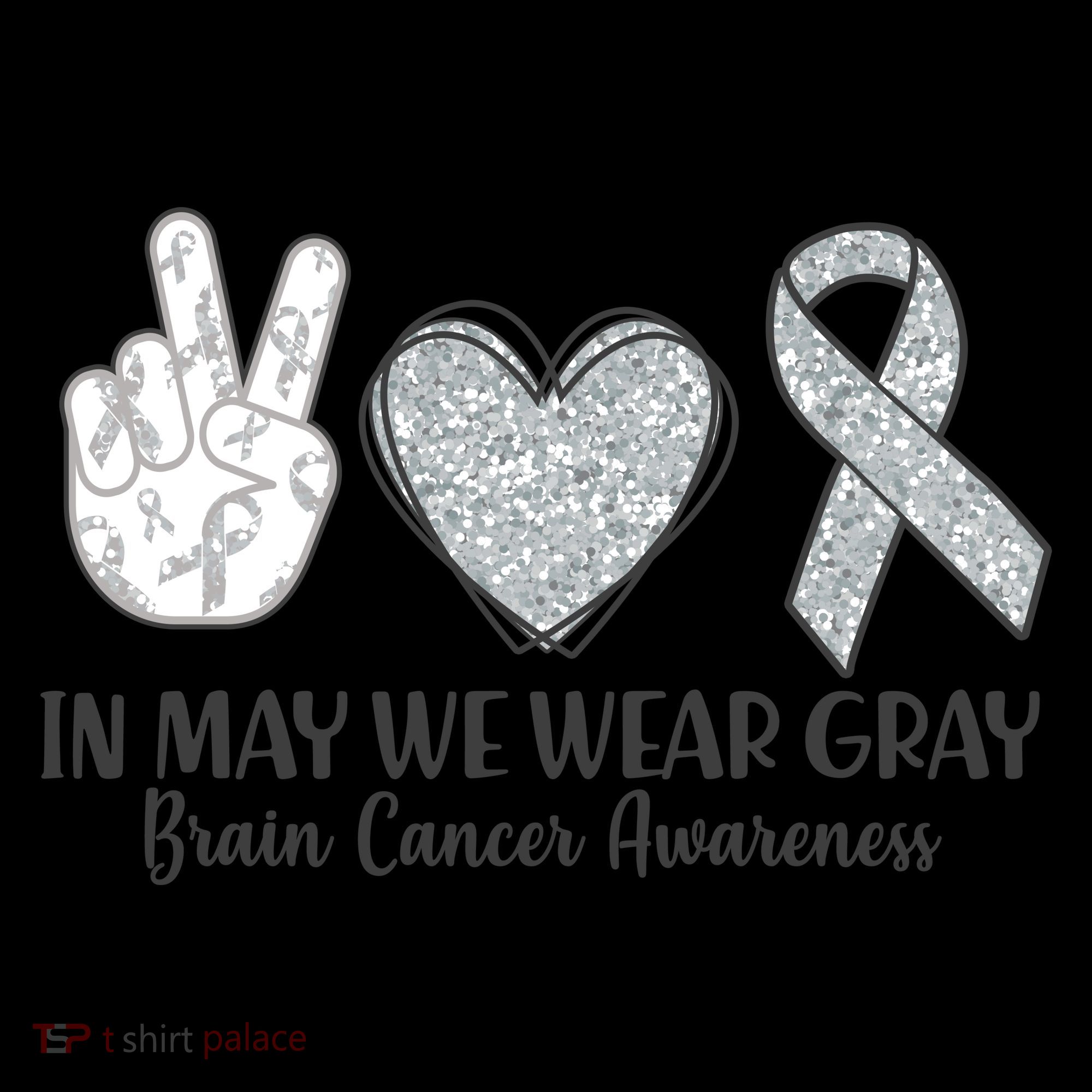 In May We Wear Gray Brain Cancer Awareness Coffee Mug
