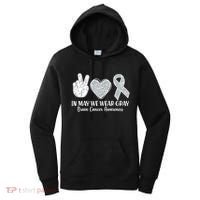 In May We Wear Gray Brain Cancer Awareness Women's Hoodie thumb 0