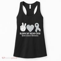 In May We Wear Gray Brain Cancer Awareness Women's Tank Top thumb 0