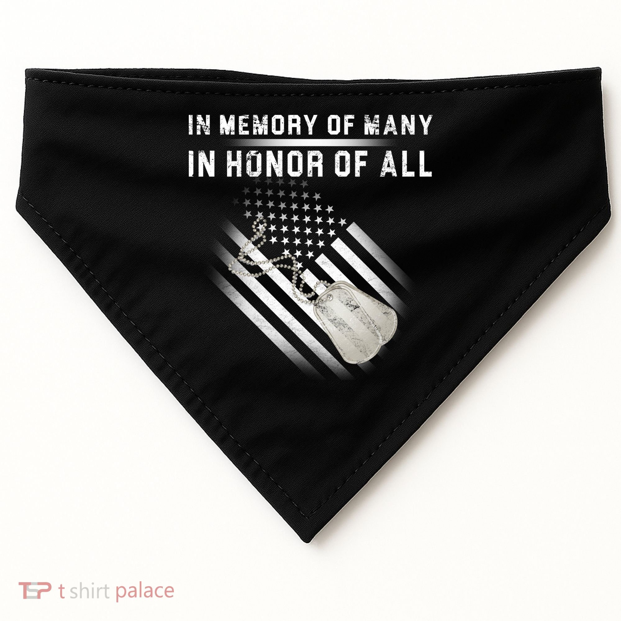 In Memory Of Many In Honor Of All USA-Made Doggie Bandana