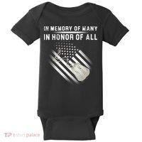 In Memory Of Many In Honor Of All Baby Bodysuit thumb 0