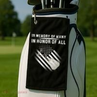 In Memory Of Many In Honor Of All Golf Towel thumb 2