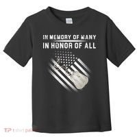 In Memory Of Many In Honor Of All Toddler T-Shirt thumb 0