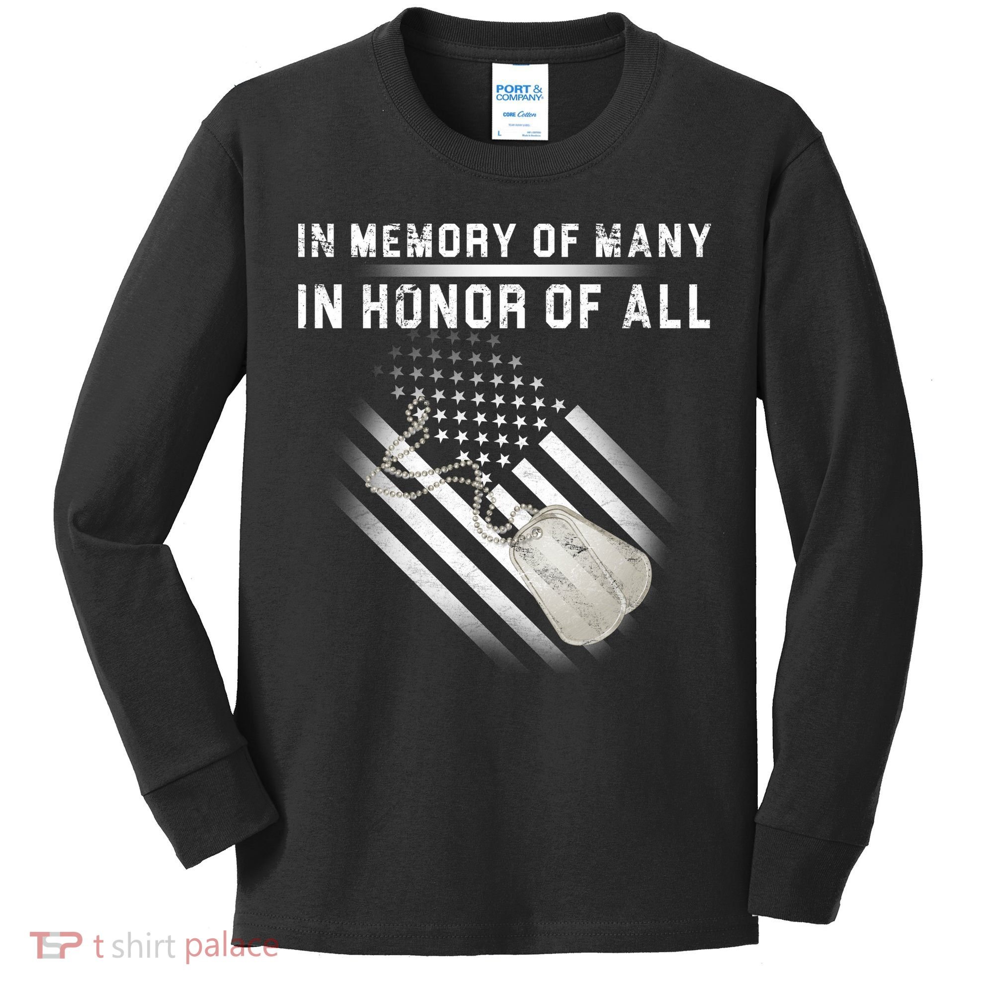 In Memory Of Many In Honor Of All Kids Long Sleeve Shirt