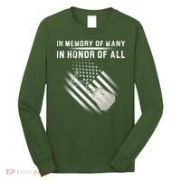 In Memory Of Many In Honor Of All Long Sleeve Shirt thumb 0