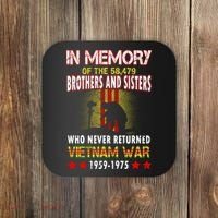 In Memory Of Vietnam Brothers And Sisters Coaster thumb 0