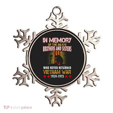 In Memory Of Vietnam Brothers And Sisters Ornament