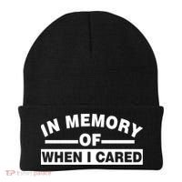 In Memory of When I Cared Beanie thumb 0