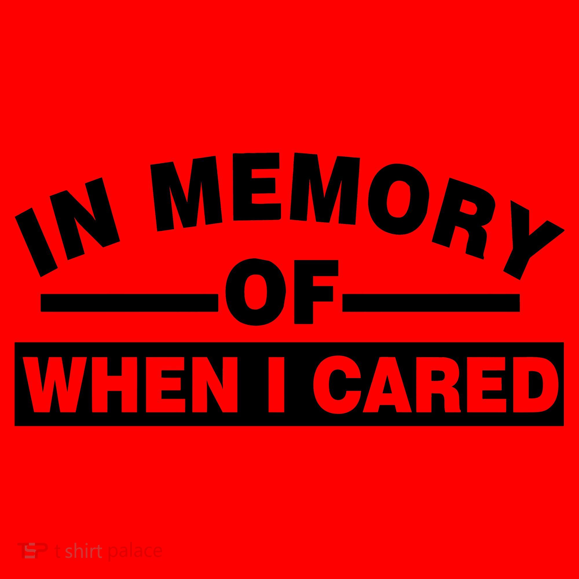 In Memory of When I Cared Santa Hat