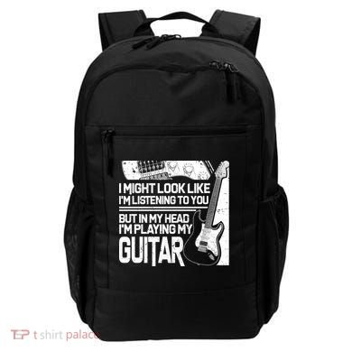 In My Head I'm Playing My Guitar Backpack