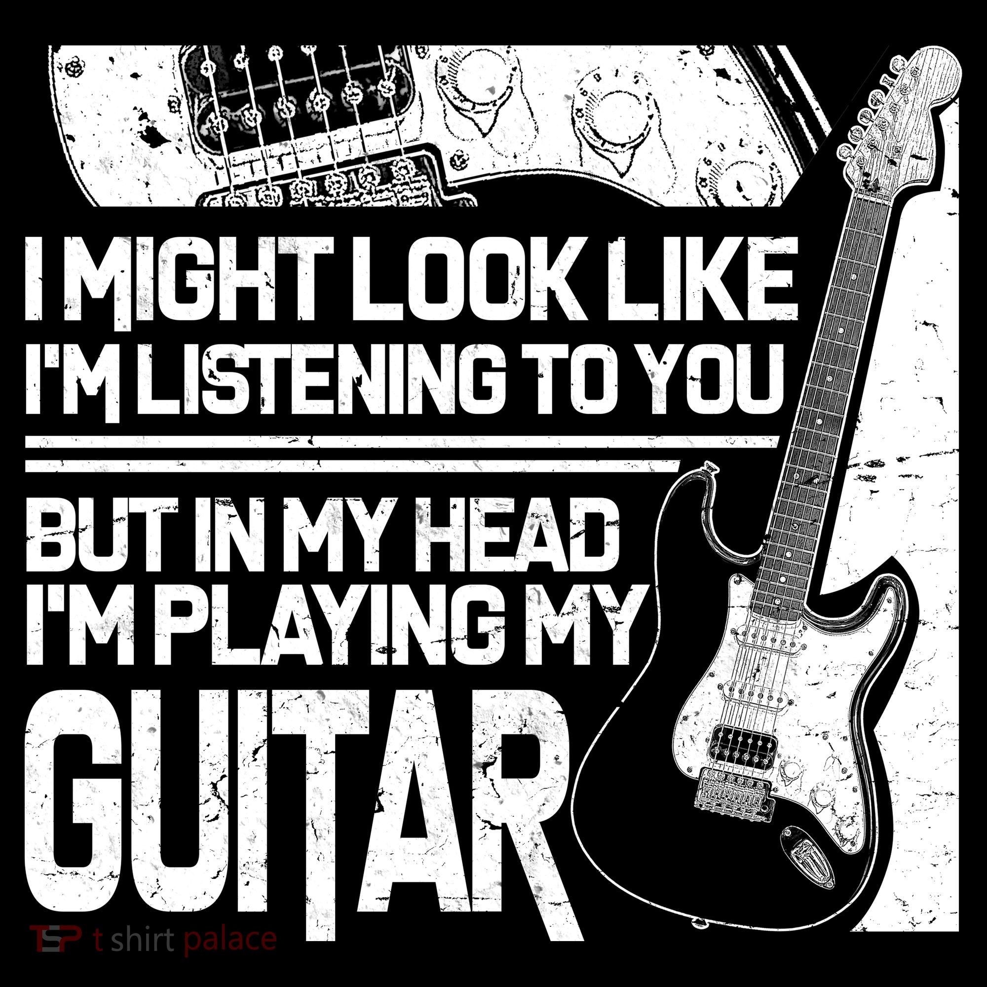 In My Head I'm Playing My Guitar Backpack