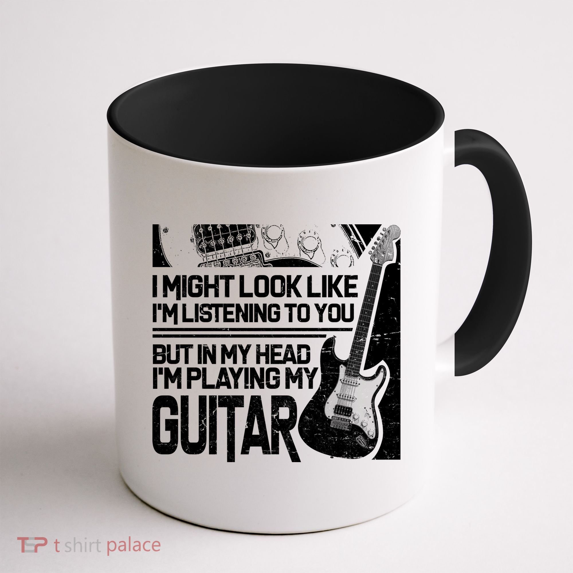 In My Head I'm Playing My Guitar Coffee Mug