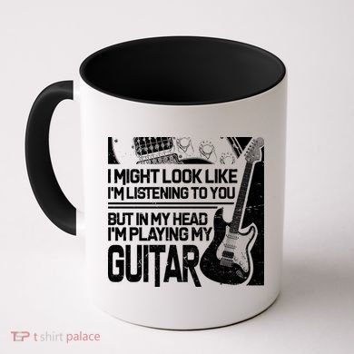In My Head I'm Playing My Guitar Coffee Mug
