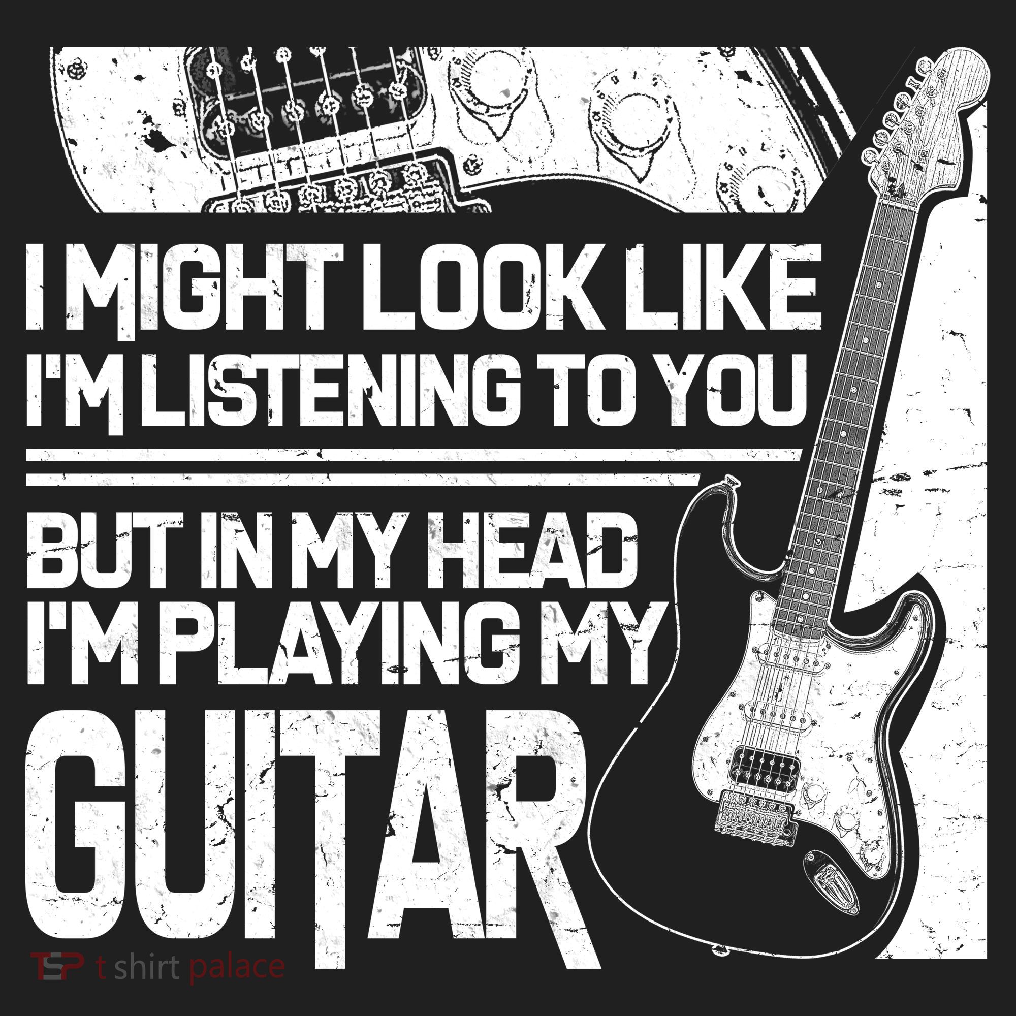 In My Head I'm Playing My Guitar Tumbler