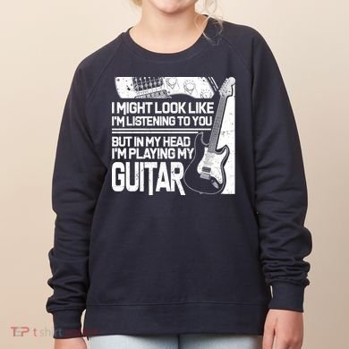 In My Head I'm Playing My Guitar Women's Sweatshirt