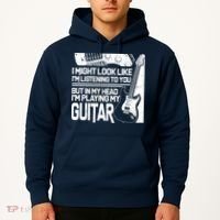 In My Head I'm Playing My Guitar Hoodie thumb 2
