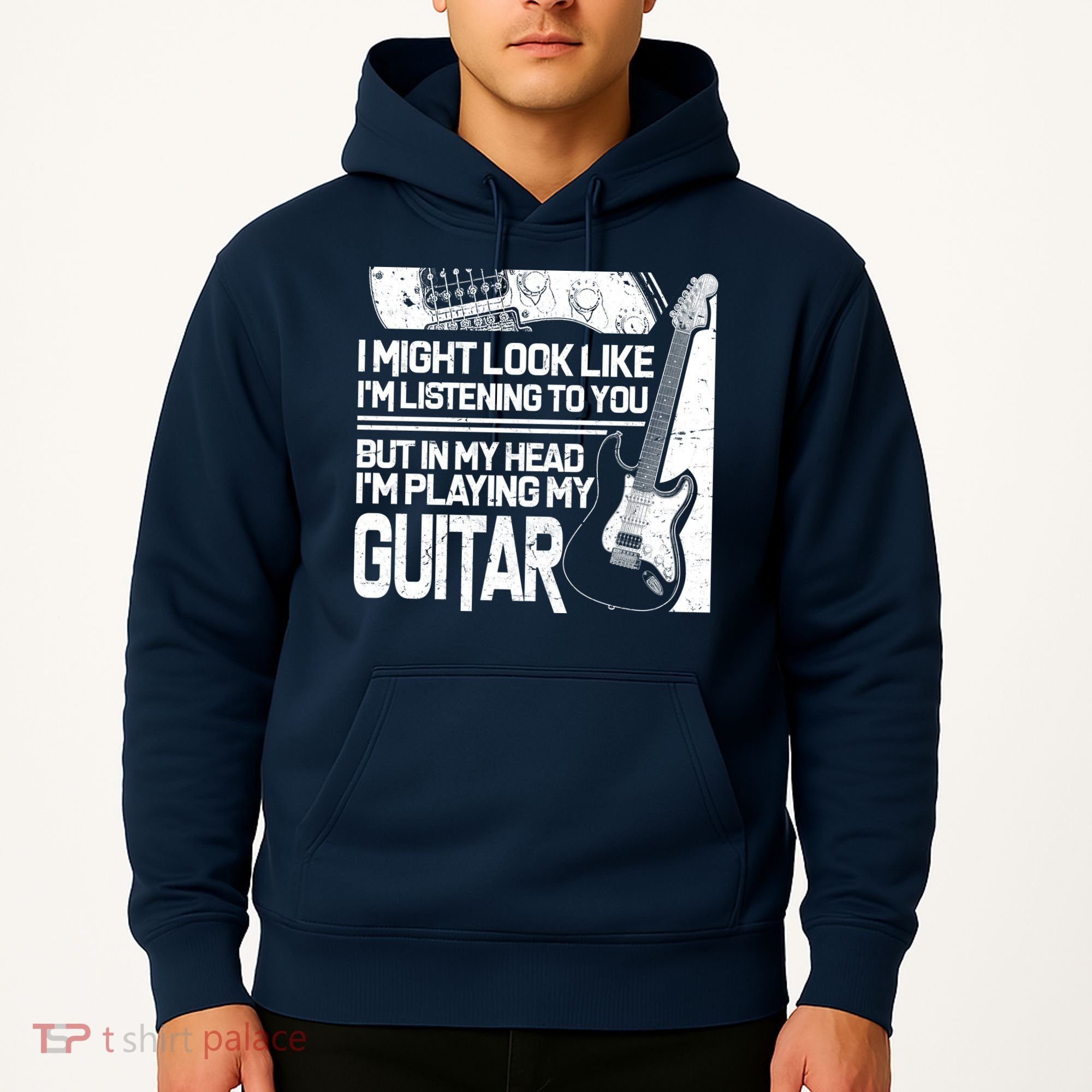 In My Head I'm Playing My Guitar Hoodie