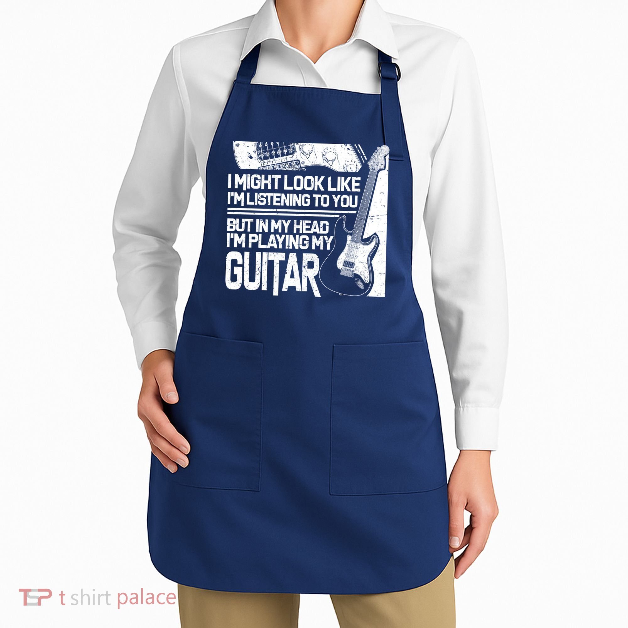 In My Head I'm Playing My Guitar Apron
